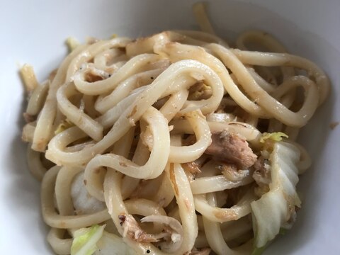 お昼に簡単焼うどん